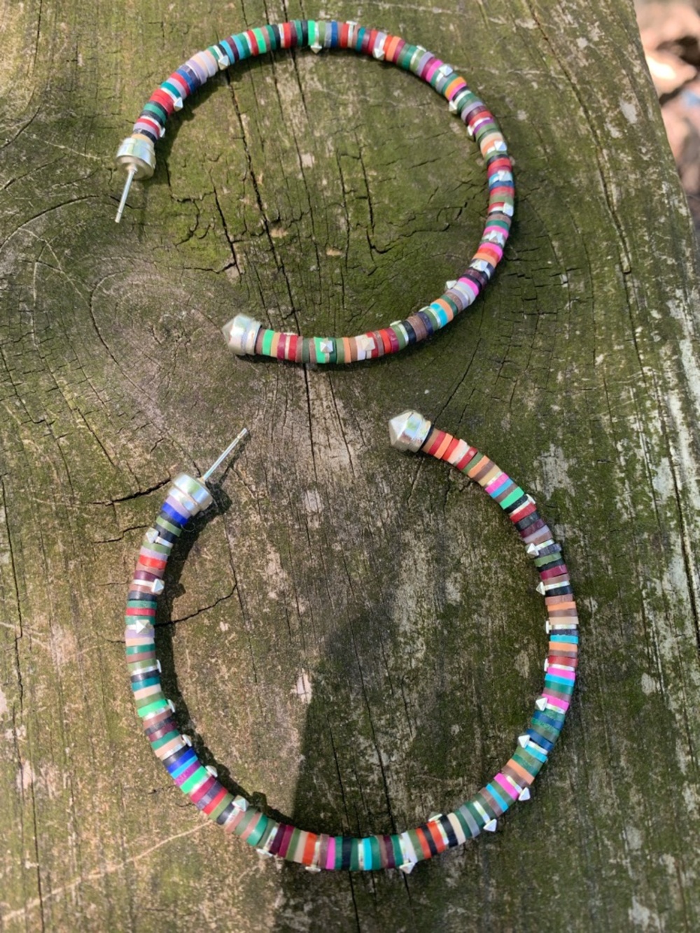 Kendra Scott Reece Multicolor Disc Hoop Earrings